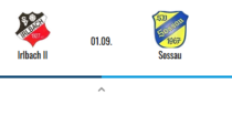 Spiel der Reserve gegen den SV Sossau verschoben